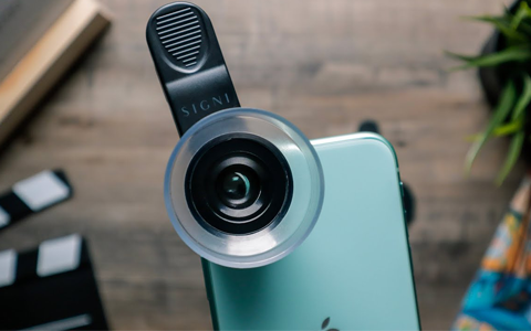 Mobile phone lens